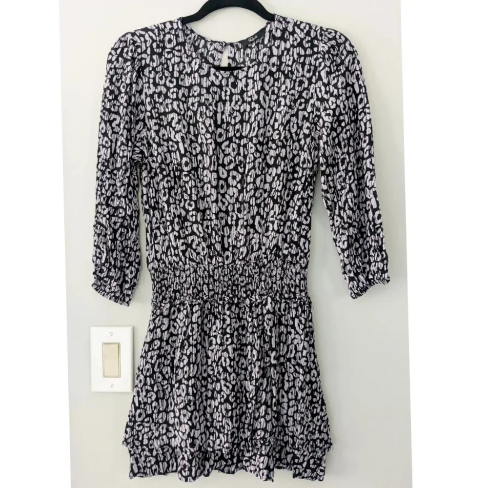 Rails Inez Batik Cheetah Print Dress - Picture 2 of 8